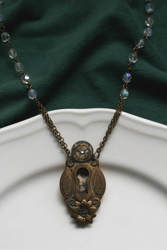 Admiral Leslie Humble - steampunk necklace